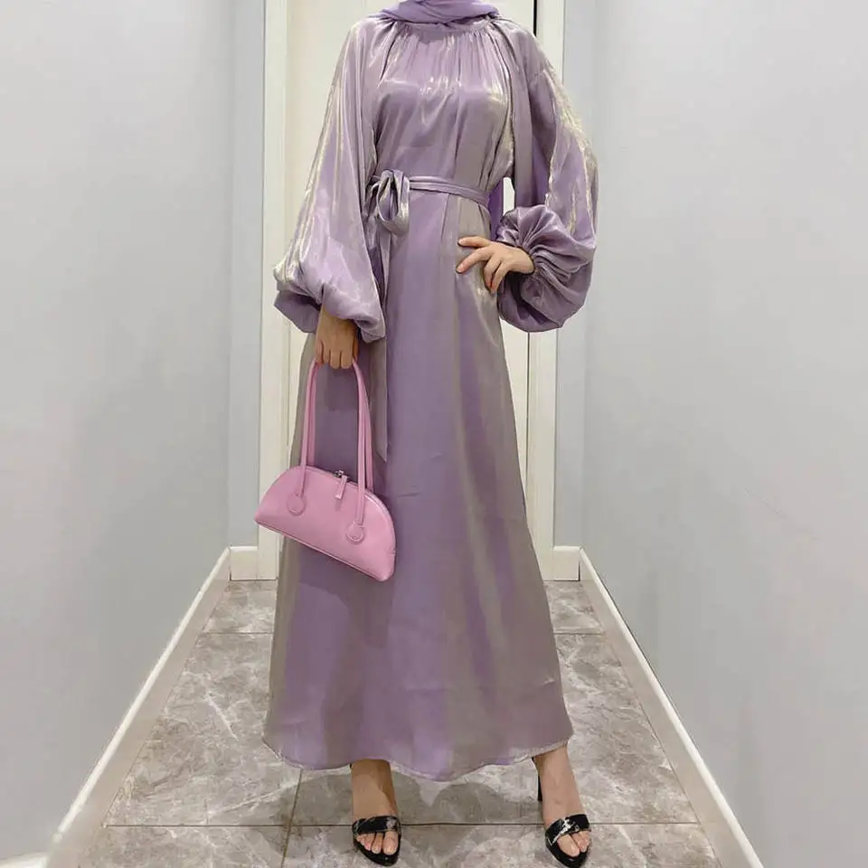Modest Women Clothing Robe Arabe Abaya Dubai Islamic Womens Clothes Dress