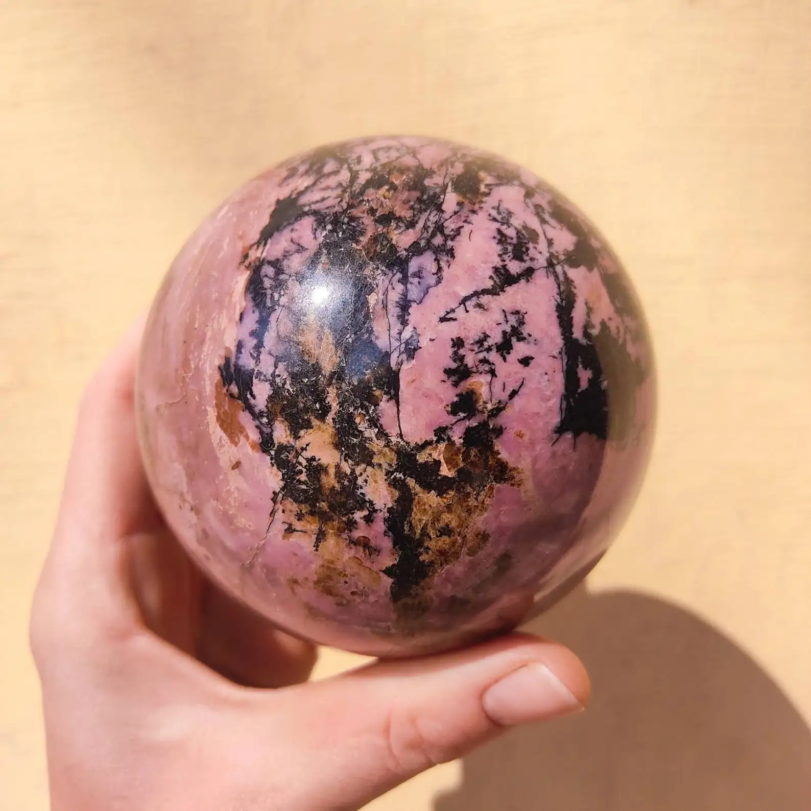 High Quality Natural Pink Rhodonite Amazing Quality Sphere Jewelry Making Custom Size Oval Cushion Gemstone Wholesale Price