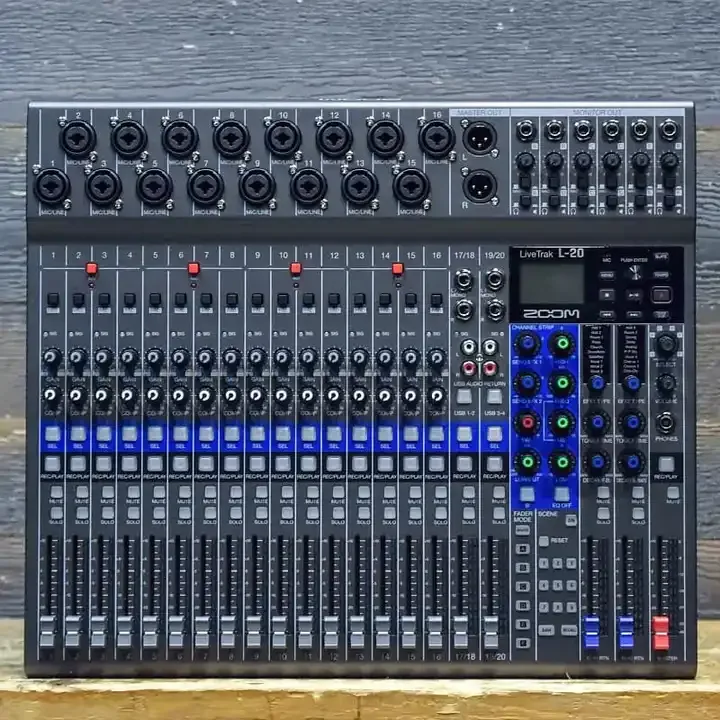 NEW SET Assert New Zoom LiveTrak L-20 Digital Mixer Available Discount Brand New Plus Warranty Offer