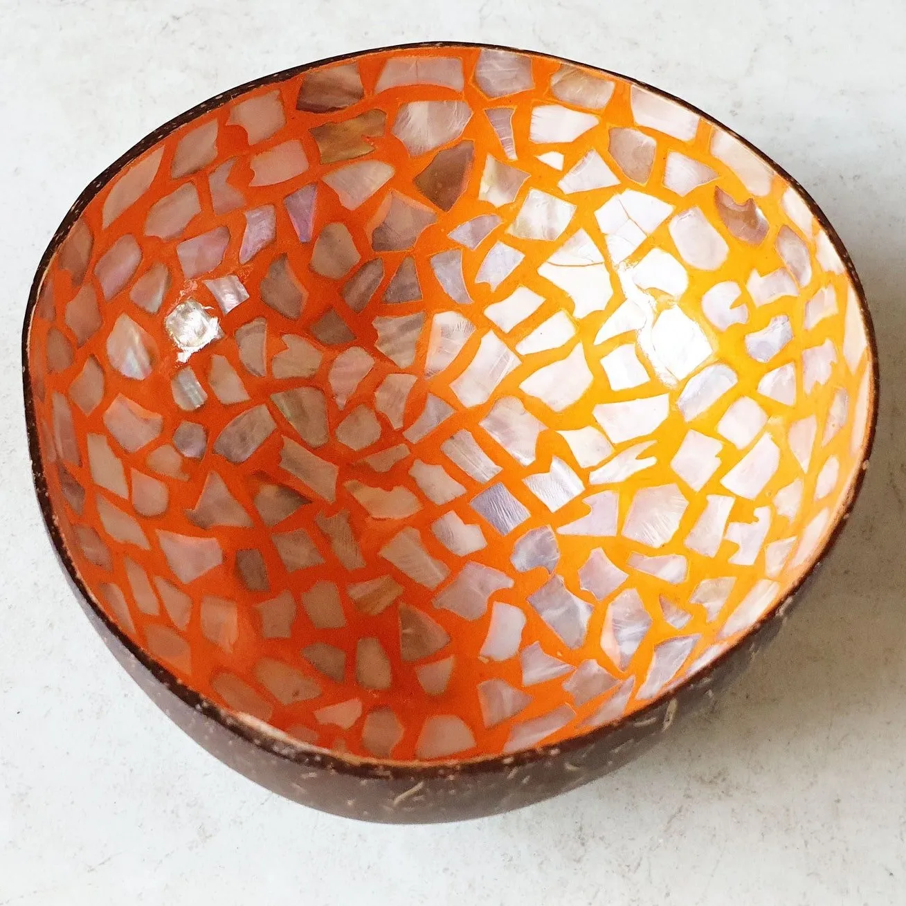 Colorful bowls lacquer inlay bowl coconut shell lacquered mother of pearl bowls cheap lacquerware