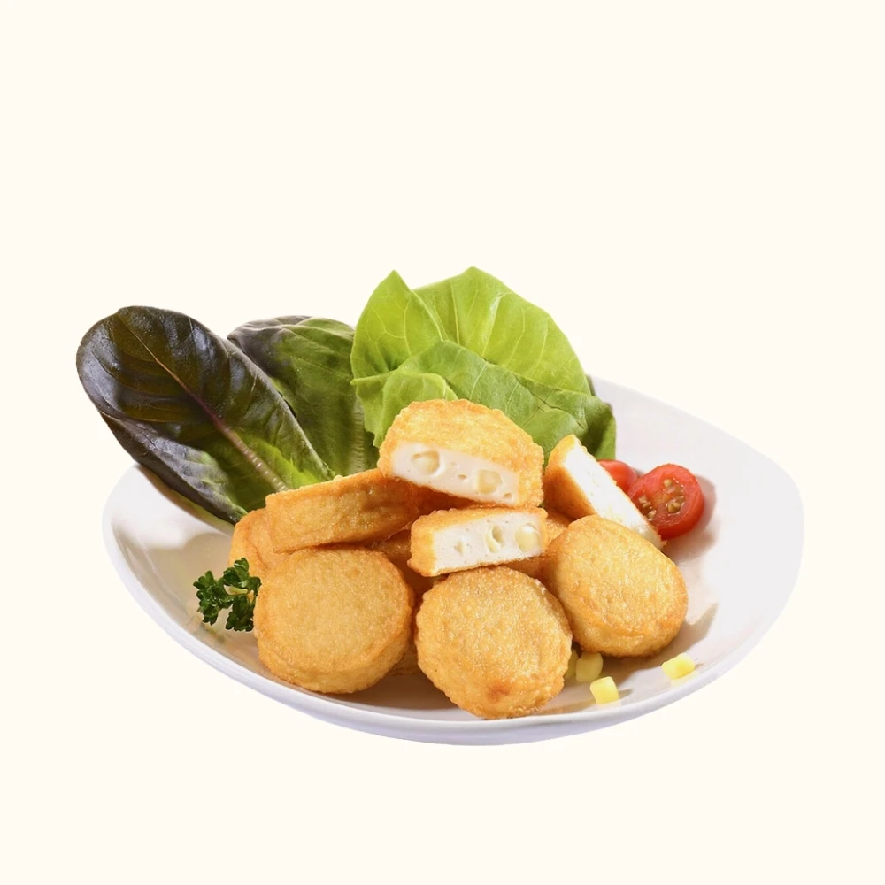 Enjoy Cheese Fish Tofu With a Mouth Watering Cheesy Filling Ideal for Hotpots and Snacks Deep Fried for Crispy Gooey Perfection