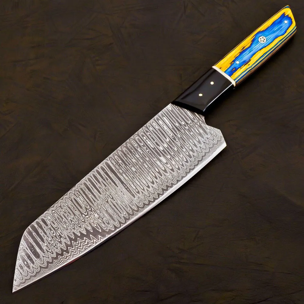 Universal hot sale kitchen chef knife wholesale Damascus best in the world highly carbon steel chef knives