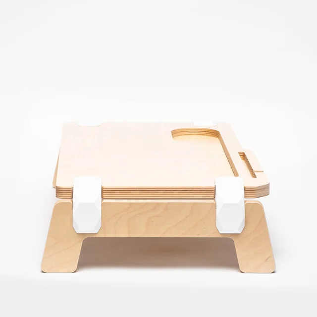 Portable wooden Laptop stand pc case support natural wood adjustable tablet pc notebook laptop stand for desk