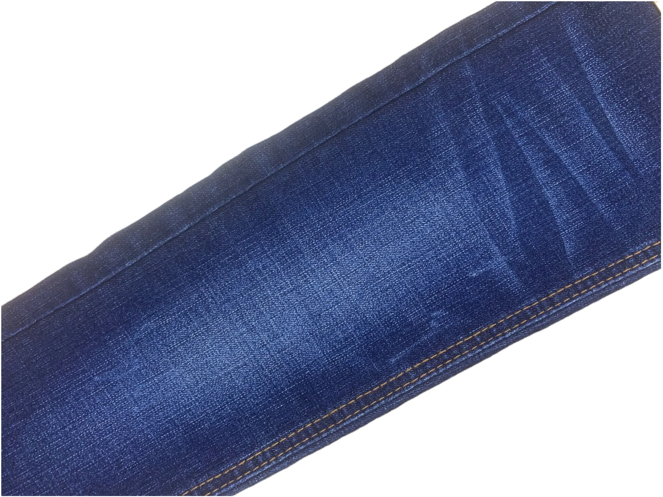 New SLUB DENIM 11OZ heavyweight stretch denim woven mommy jeans Factory Indigo Blue twill denim fabrics