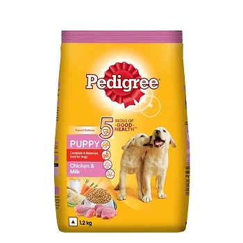 Pedigree Puppy Dry Dog Food, Chicken & Milk Flavour, 1.2kg Pack
