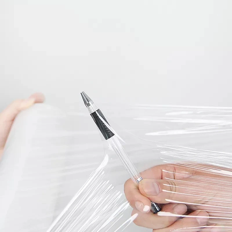 Food Packaging Plastic Wrap Stretch Film Popular New Custom Shrink Wraps Packaging Transparent Stretch Film