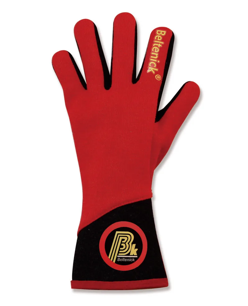 Beltenick SFI Approved Red Color Racing Car Gloves With Fire Retardant Material GLN-400
