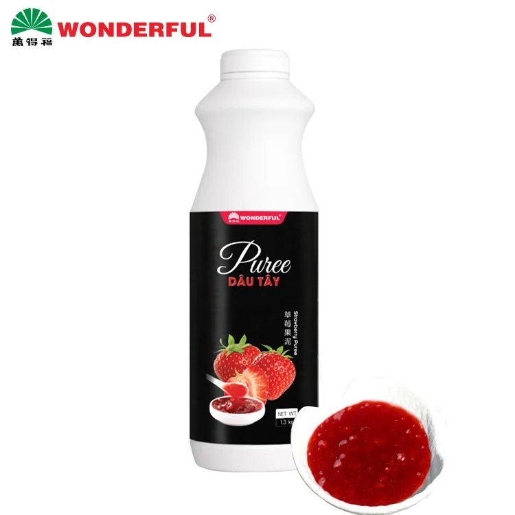 Strawberry Puree - Manufacturer Made In Vietnam