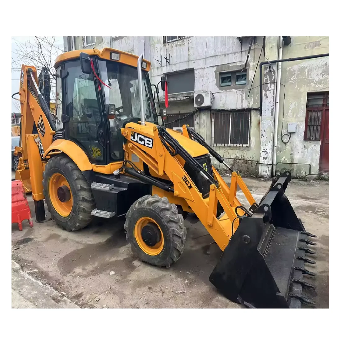 Подержанный JCB 3CX оптовая продажа инженерный строительный экскаватор-погрузчик машина для продажи