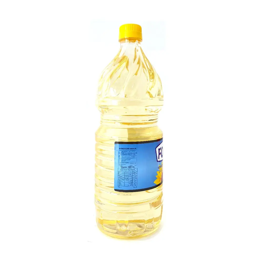Crude and refined sunflower oil