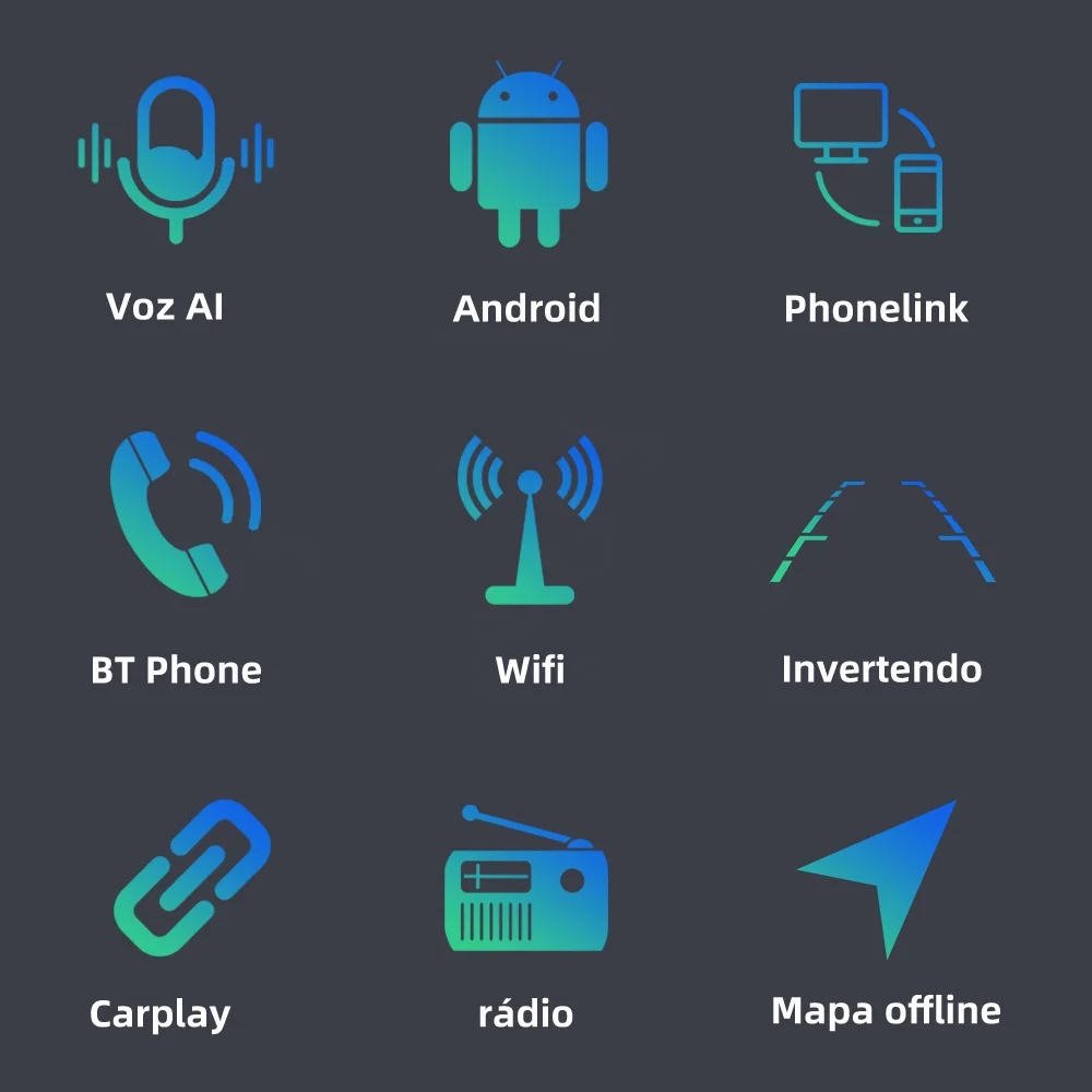 The latest HD Touch Screen Double 2din Car Stereo Radio Android Navi GPS WiFi Carplay 2-64GB