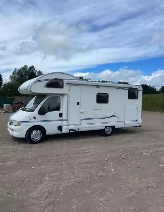 New Luxury 4X4 Off-Road Motorhome RV Caravan Camper Toy Hauler Trailer for Outdoor Road Travel & Camping with Mobile Home Fridge