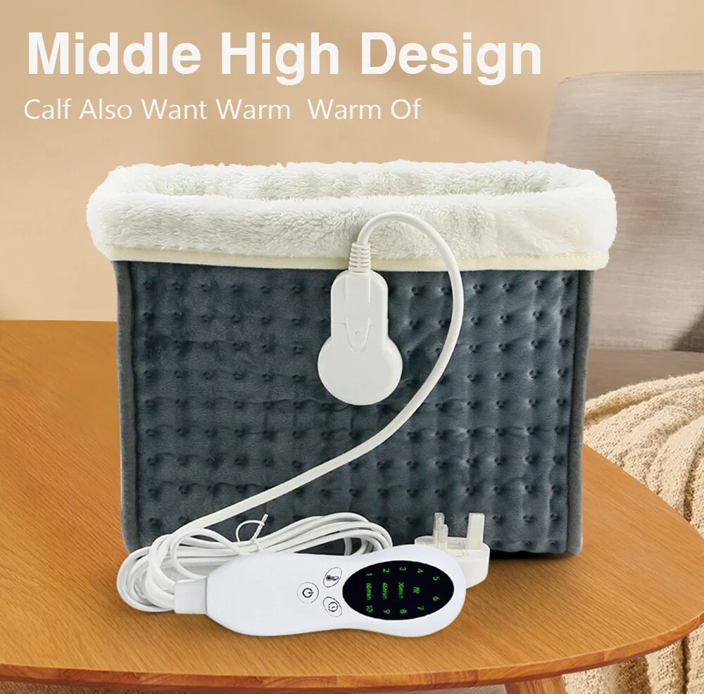 Electric Foot Warmer Heater USB Charging Power Saving Warm Foot Cover Feet Heating Pads for Home Bedroom Sleeping Foot Blanket