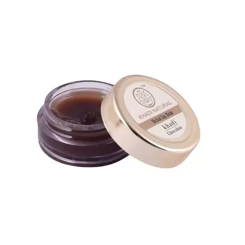 Herbal lip balm by Khadi Chocolate Lip Balm - Beeswax & Honey 5gm free sample lip balm at Good Prices