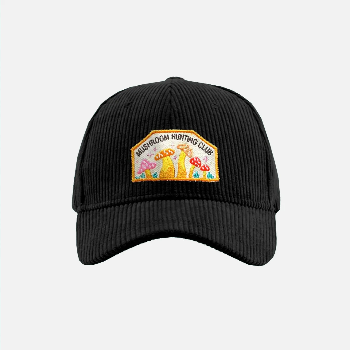 OEM Custom Logo Corduroy Fabric Vintage Baseball Hats Embroidered Logo Structured Form Unisex Sports Hats Baseball Hat Wholesale