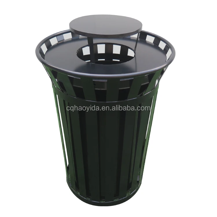 New Fashion Street Container Waste Stainless Steel Bins Premium School Campus Large Trash Cans