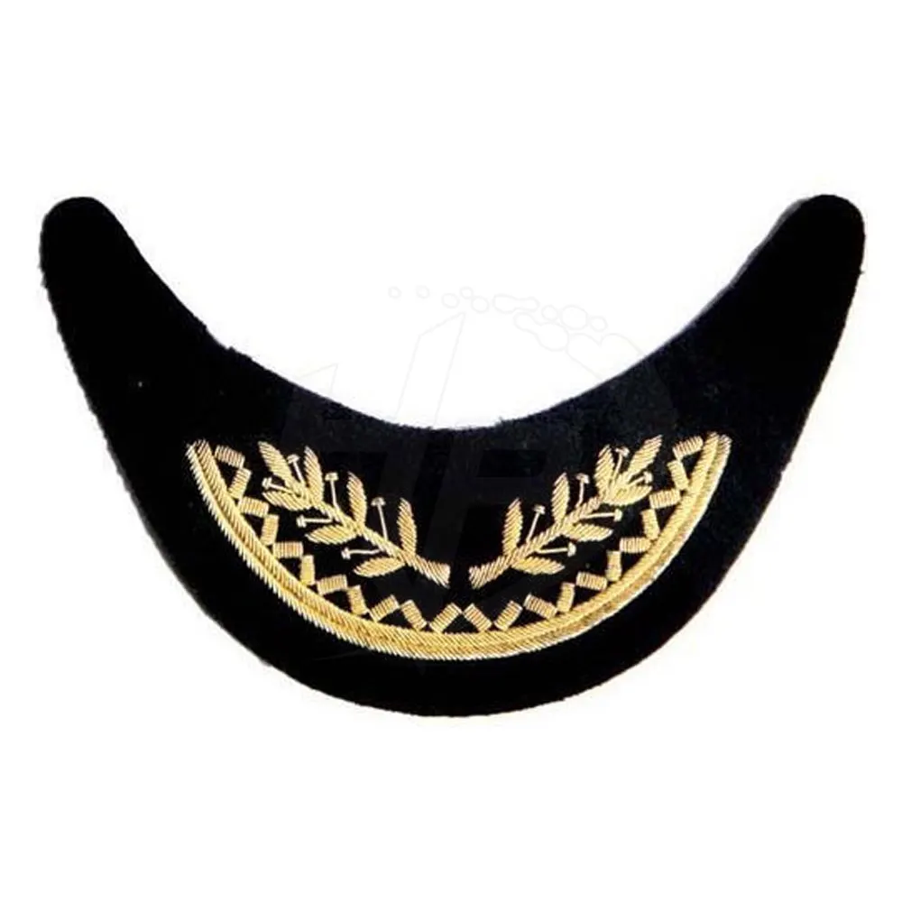 Bullion Visors & Peaks for Peaked Hats Custom Made Bullion Peaks