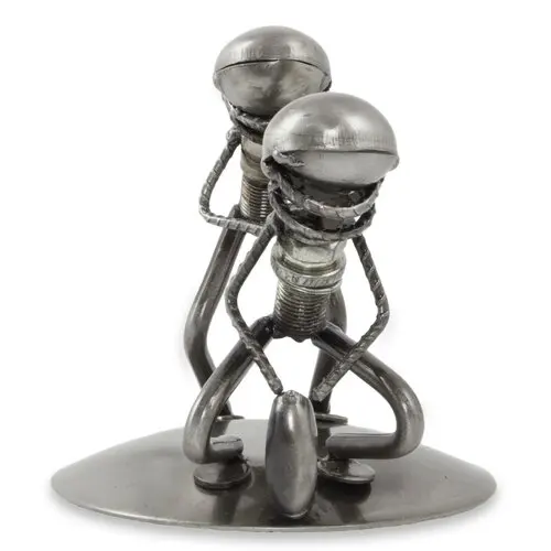 Football Players Sculpture