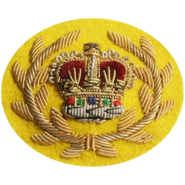 Cap badges embroidered rotary  club badges, war badges, civil war bullion insignias