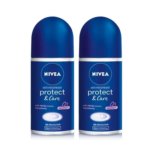 NIVEA Protect & Care Antiperspirant for Women No Ethyl Alcohol Roll-on spray 50ml