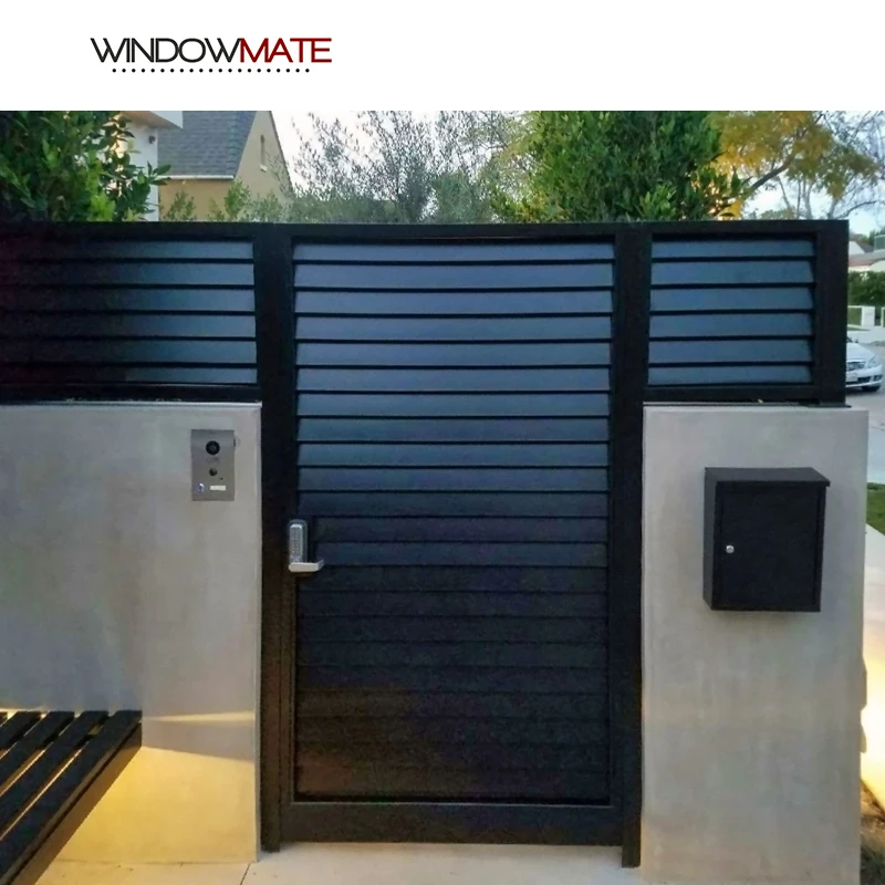 Modern house aluminium louver gate and fences