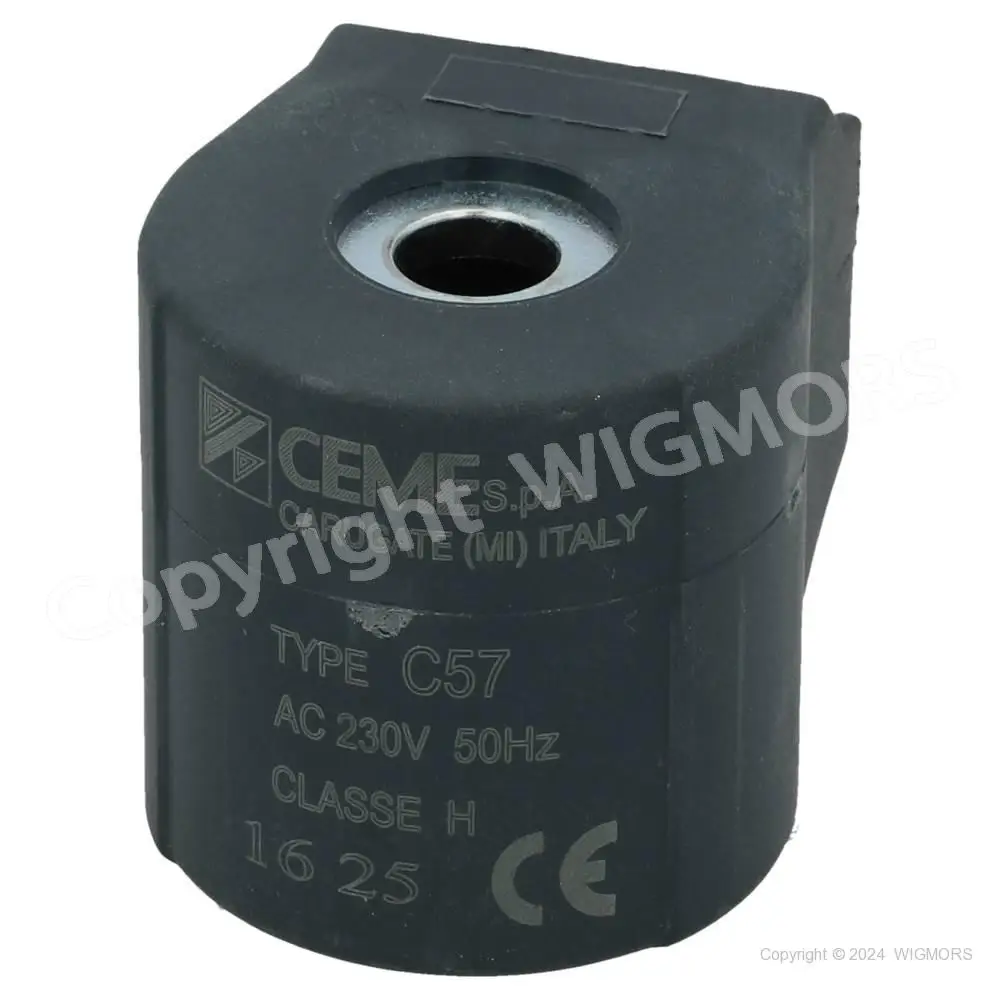 Катушка для электромагнитного клапана B12 230 В/50 Гц NC 16 8 мм CEME HVACR