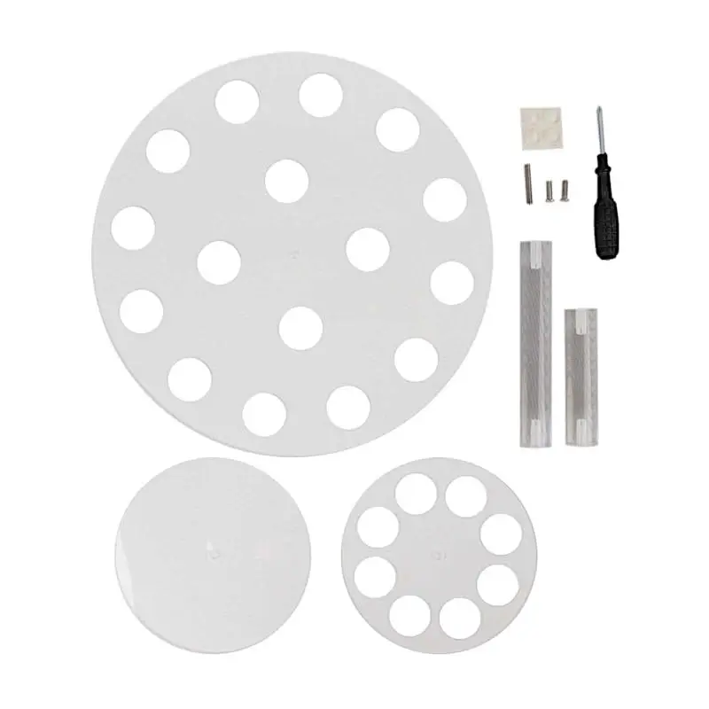 12 in Clear 2 Tier Acrylic Ice Cream Cone Holder Mini Dessert Display Stand Party Events Reception Decorations Supplies