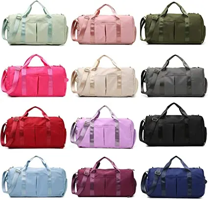 Wholesale Customized Top Quality Promotional Sports Gym Bag with Shoe Compartment,Duffle,Water proof Travel Carry backpack Bags