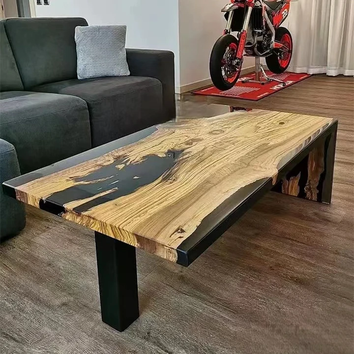 epoxy resin table, epoxy river table, wood epoxy dining table / Customized tables available