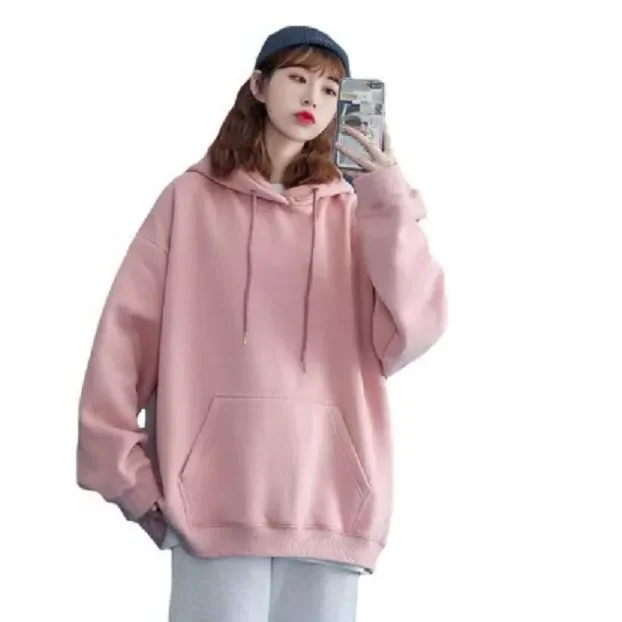 Weaving Solid Pattern Polyester Materials 100% Best Quality Breathable Casual Hoodies For Girls From Vietnam