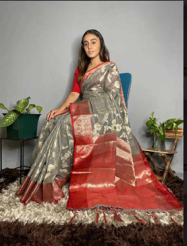 Indian Women Sari Pure Silk Sarees