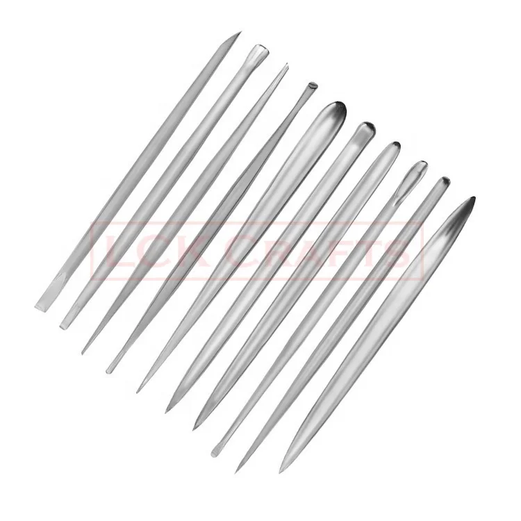 Clay Sculpting Tool Stainless Steel Details Carving Kit Pottery Carving Knives Clay Pottery Tools