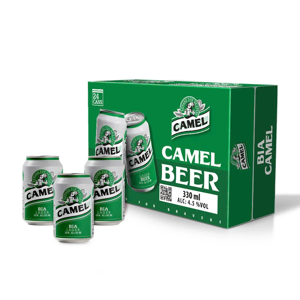 Camel Lager паровое пиво 330 мл разливные креповые банки для алкогольных напитков OEM ODM оптовые бутылки глобального распространения
