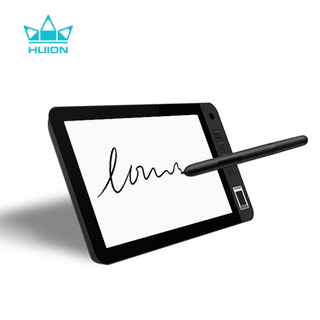 Huion 10 дюймов e-подписания pad DS101S оригинальный почерк доска планшет для подписи банк больница отеле пользовательский цвет отпечатка пальца