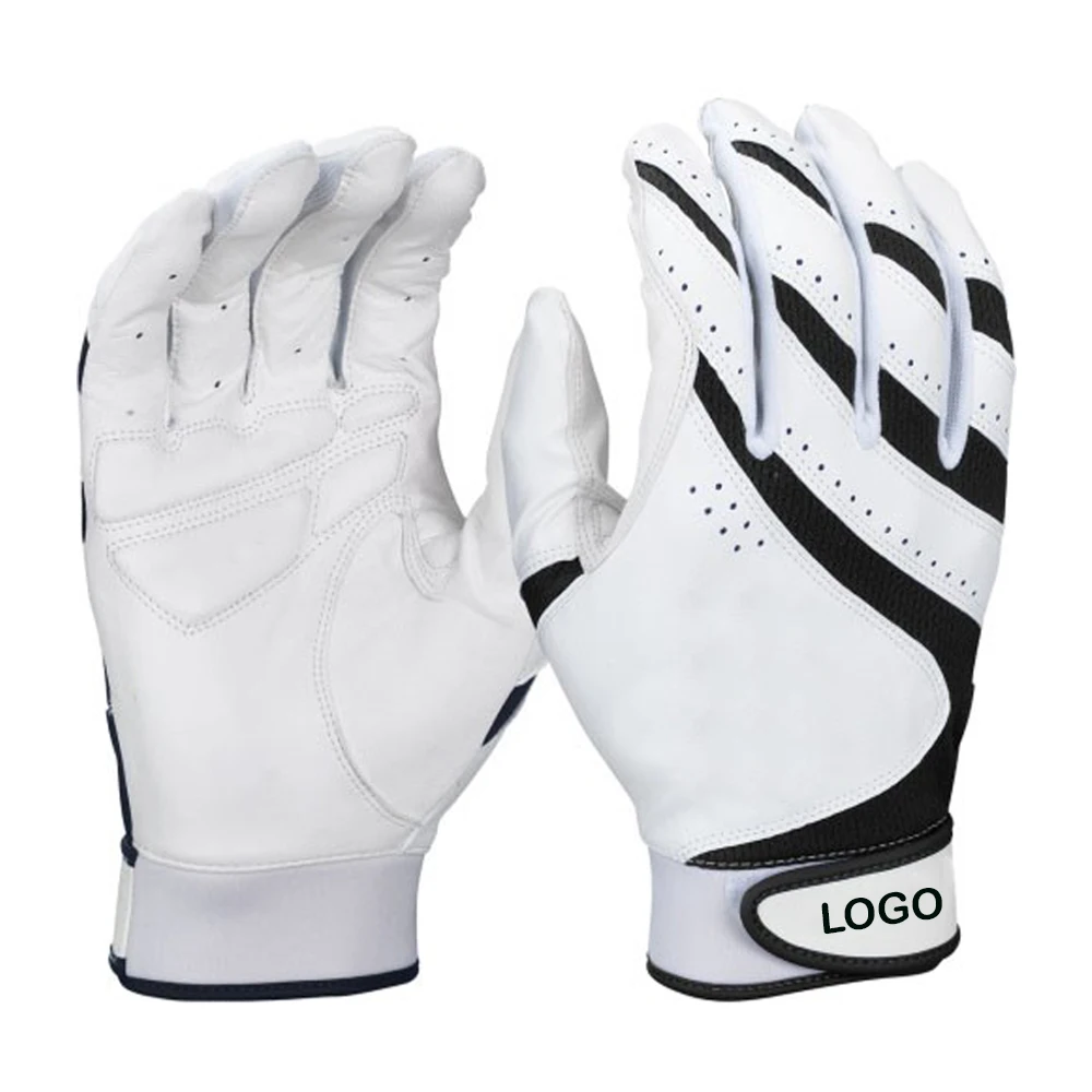 Best Quality OEM ODM Original Leather Batting Gloves Outdoor Men Softball Gloves Original Leather Sports Batting Baseball Gloves