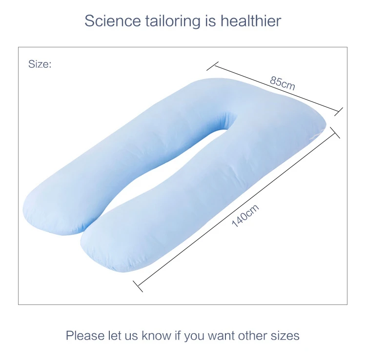 The new professional design for pregnant women pure cotton U-shaped maternity pillow