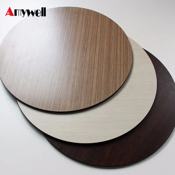 Amywell dampproof phenolic resin  compact laminate hpl dining table tops