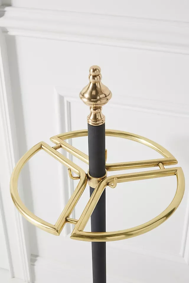 Shiny Look Gold Color Simple Design Umbrella Stand Umbrella Storage Rack Umbrella Bucket Household Supplies New Home Decoration