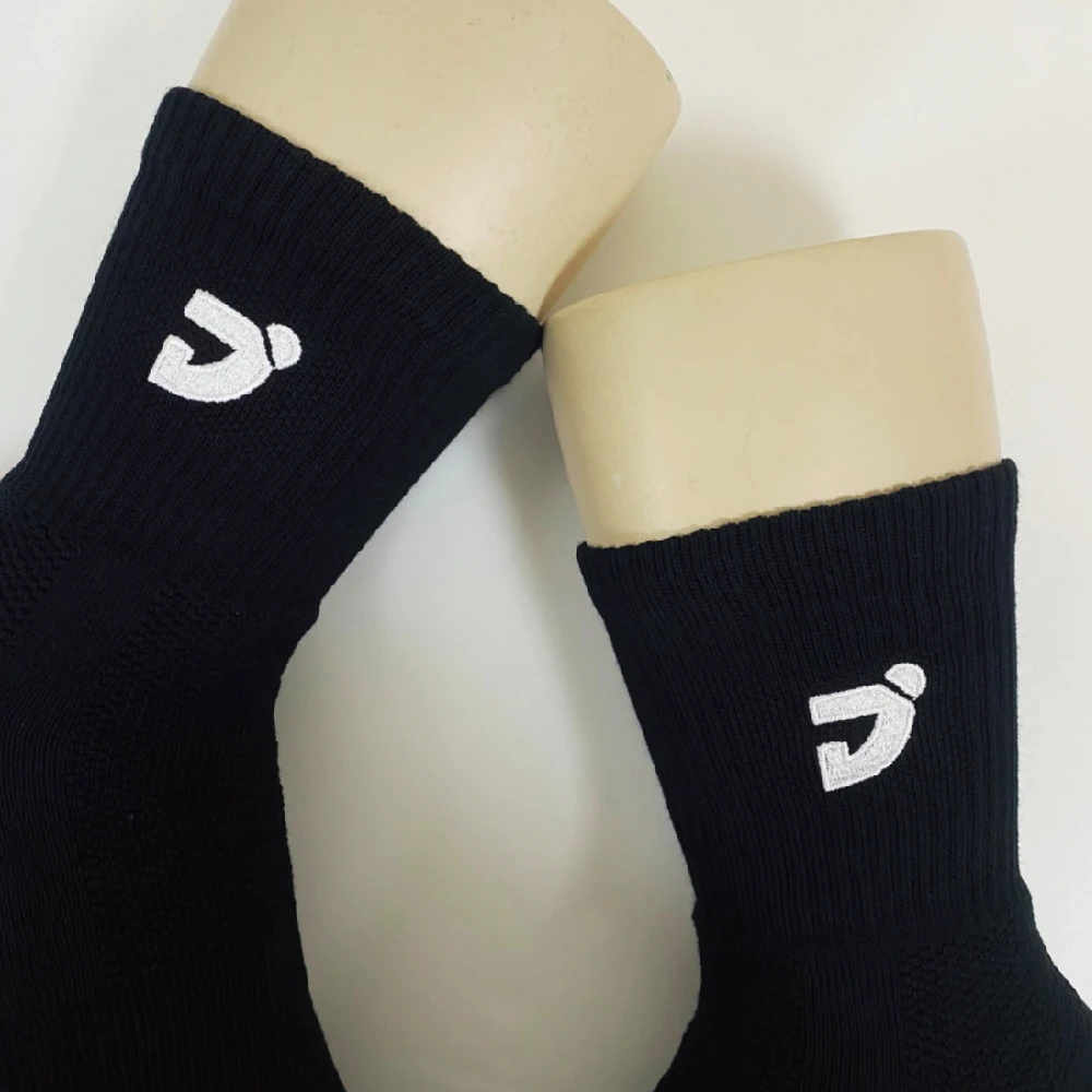 Sporty Black Soccer socks