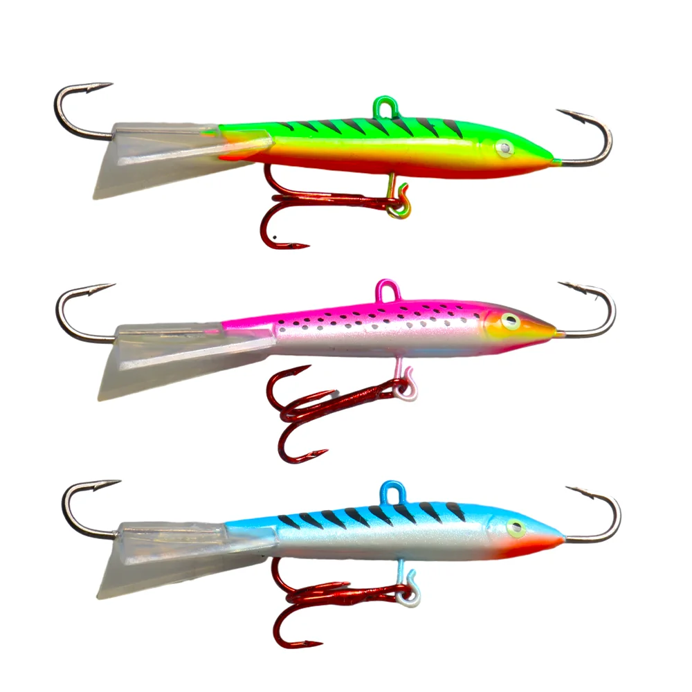 winter ice fishing Jig Lead Vertical Fishing Bait Lure  Balancer