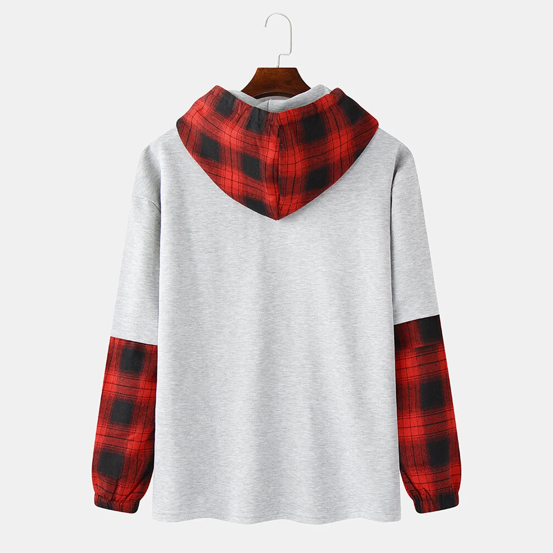 Wholesale High Quality Plain High Collar 100% Cotton Hoodie Customizable Mens Hoodies OEM Blank Hoddies