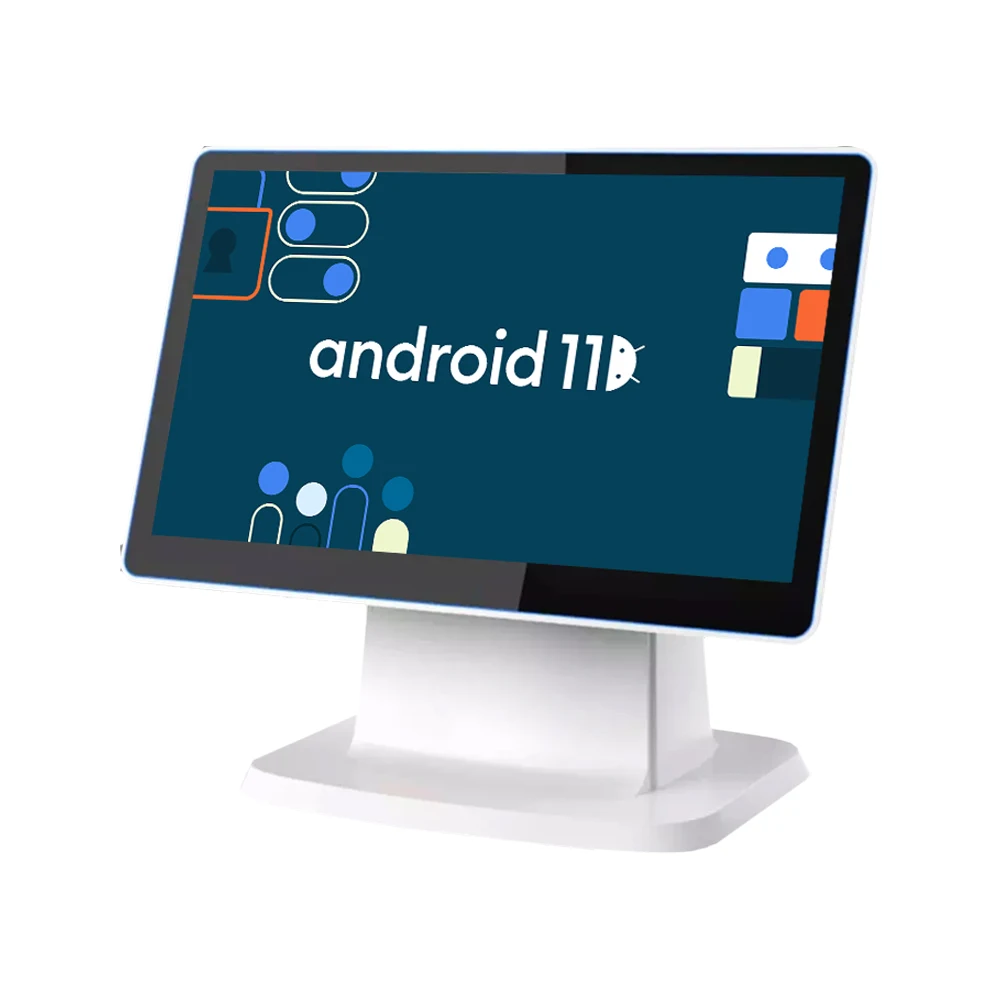 Customized Android 11.0 POS Systems Terminal Machine with 15.6 Inch Multi Touch Screen slot machine bill acceptor