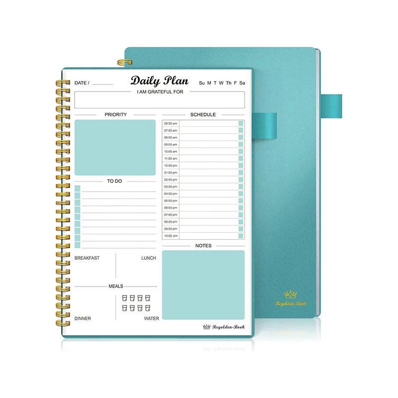 Factory Made A5 A6 Pu Leather Notebook Binder Budget Planner Organizs 365 Life Custom Agendum Planer
