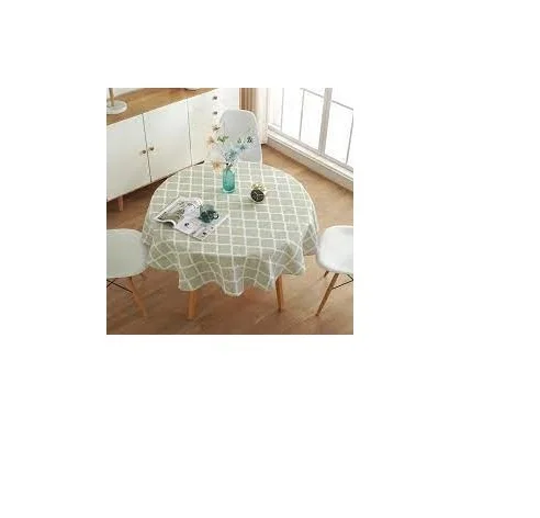 Buy 100% cotton table cloth classical Fabric printed Round table cloth elegant table cloth for hotels
