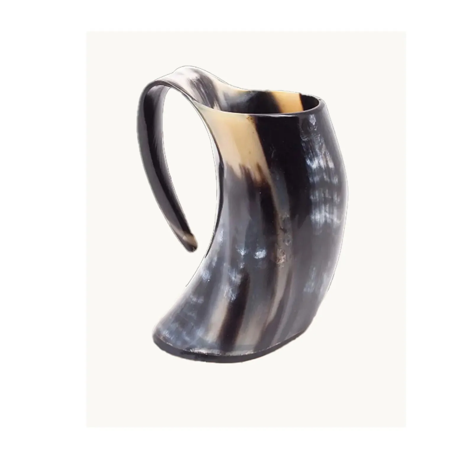High on Demand Authentic Viking Style Horn Mug Ideal for Home Decor and Renaissance Fairs Available at Bulk Quantity