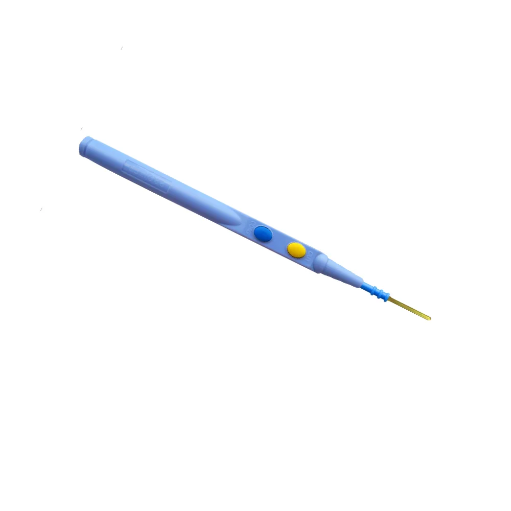 Disposable Hand Control Electrosurgical Pencil ESU Pencil With 3 Meters Cables and Blade