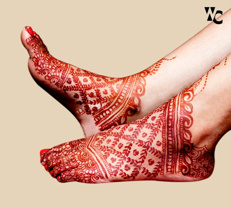 Indian Organic Henna Mehndi Waterproof Cone Temporary Body Art For Wedding Engagement Function 6pc Natural body art for festival