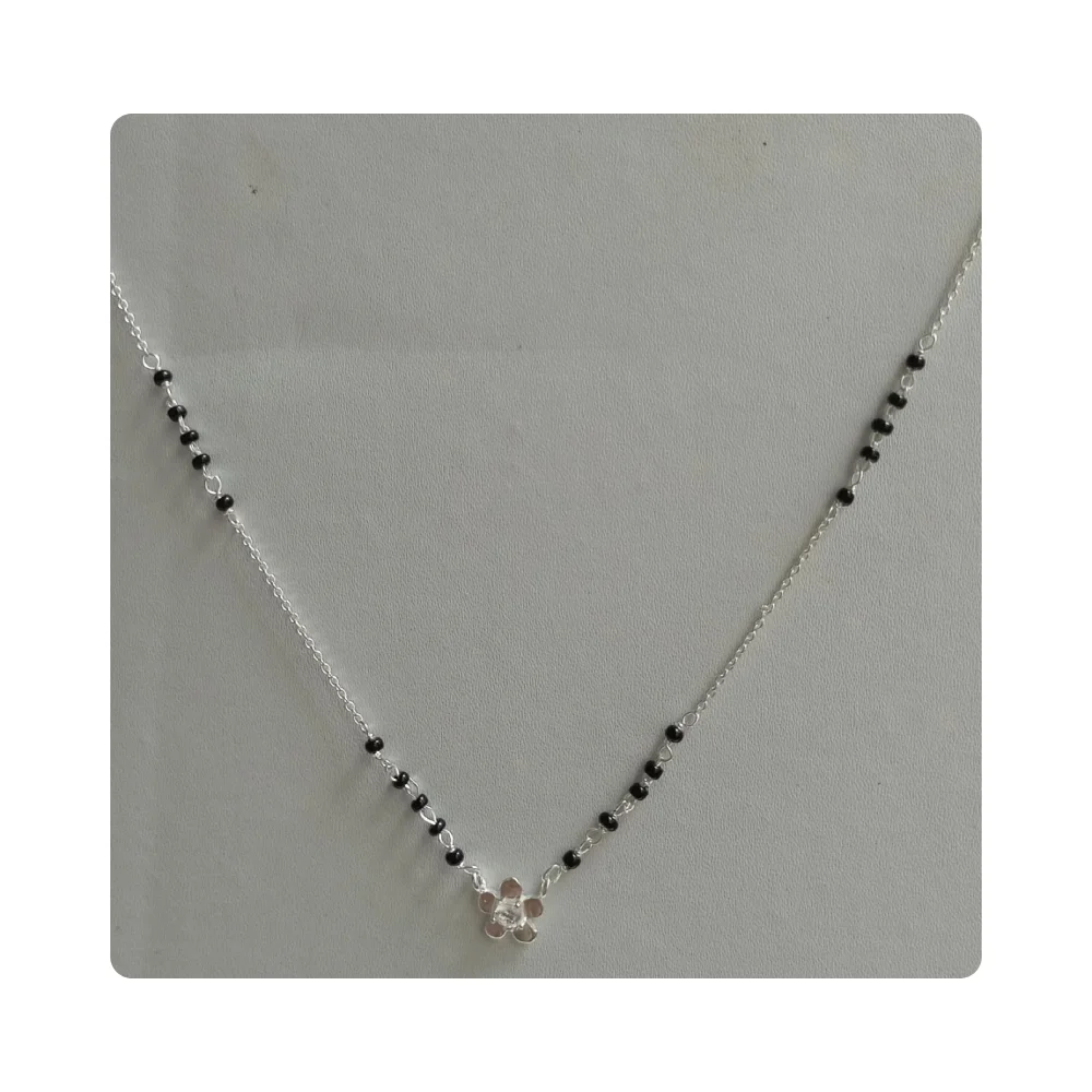 Eternal Love Shines in Sterling Silver Mangalsutras Sterling Silver Mangalsutras Where Love Meets Style