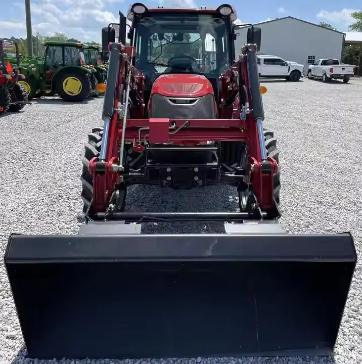 2019 чехол IH Farmall 75A с быстроразъемным погрузчиком и ковшом 898 часов 4x4 74 л.с. дизельный двигатель 2 задних пульта дистанционного управления 540 тепло