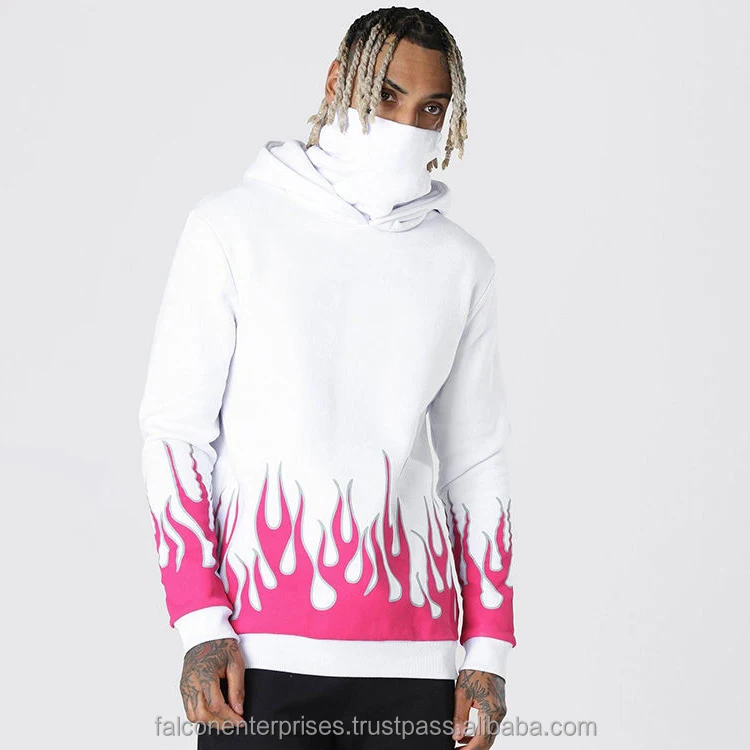 Wholesale Stone Vintage Washed Hoodie Tie Dye 3d Print Polyester Hoodie Heavyweight Cotton French Terry Oversized Pullover Hoodi